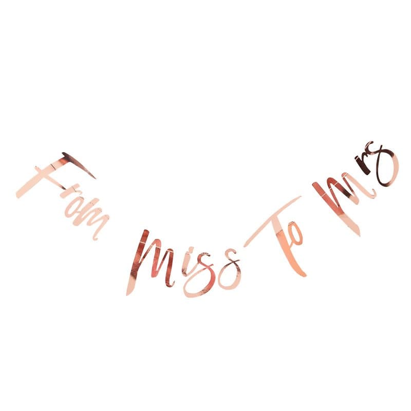 Vimpel "From Miss to Mrs" Rosé