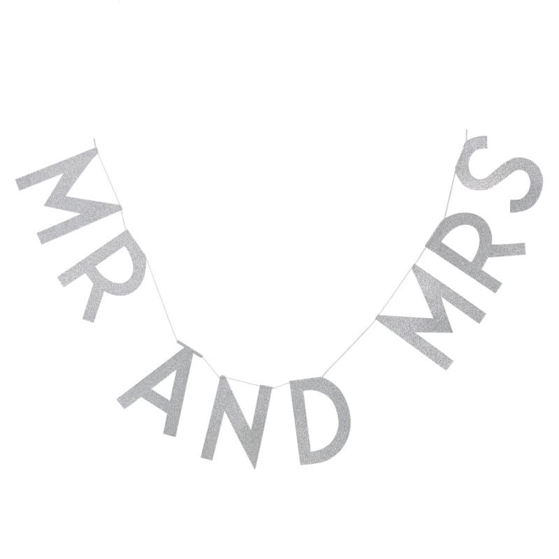 Vimpel "Mrs & Mr" Silver