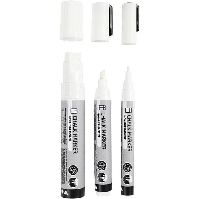 Pennor Chalk Markers till akrylskylt, 3-pack