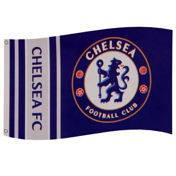 Chelsea FC Ordmærke Flag Blue/Grey One Size