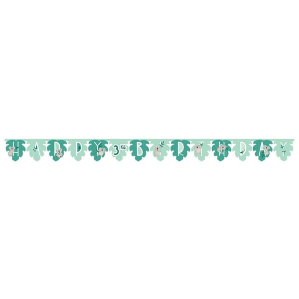 Amscan Add-An-Age Jumbo Happy Birthday Banner Green One Size