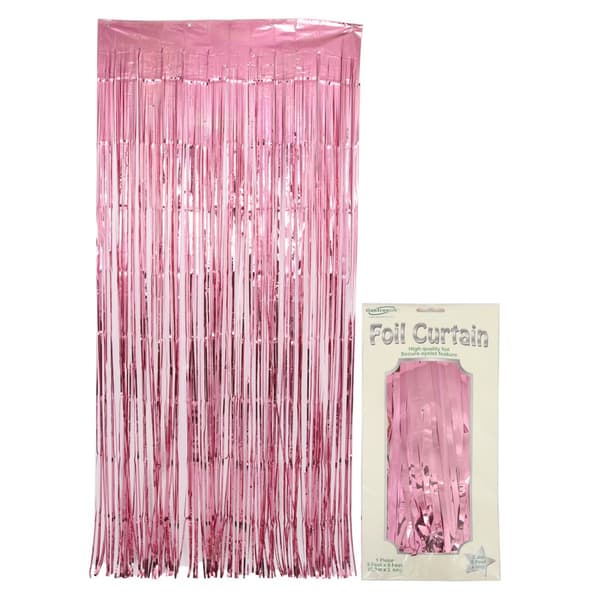 Oaktree Folie metallic dørforhæng Light Pink One Size