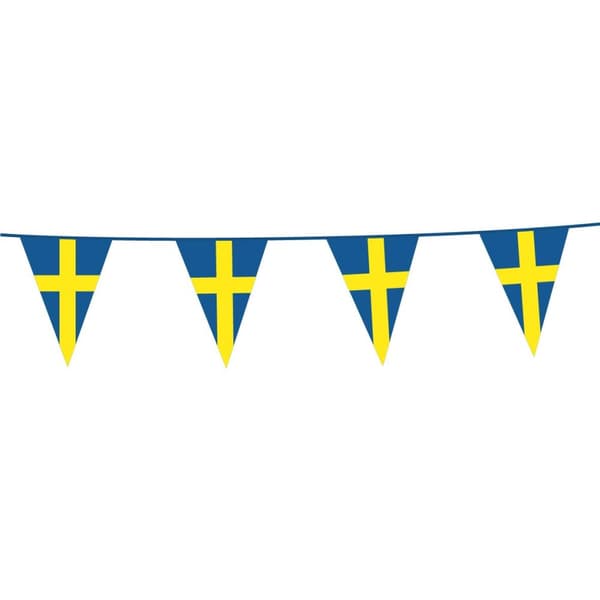 Flaggor sverige 10 st banner svenska blågul 10 meter