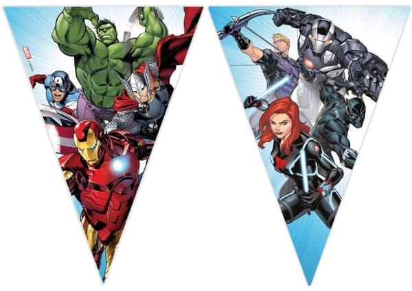 Liput avengers 9 kpl viiri hulk captain america 2,3 metriä