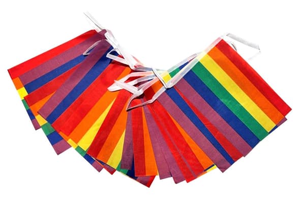 Flaggspel Regnbåge HBTQ+ 20st
