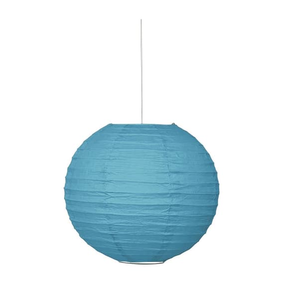 Unique Party Paper Round Lantern Teal One Size