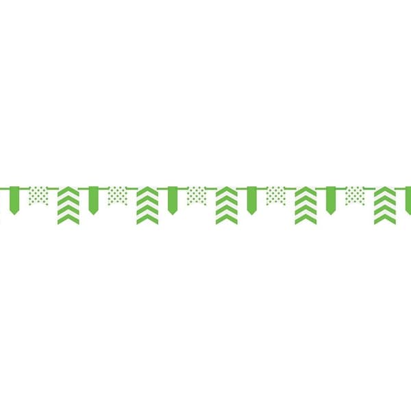 Unique Party Paper Polka Dot and Chevron Bunting