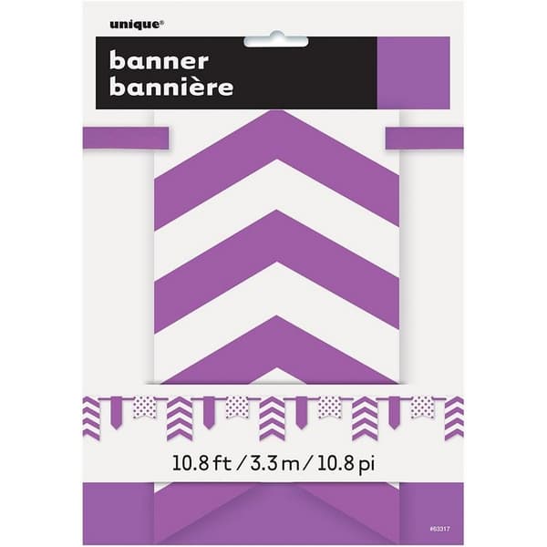 Unique Party Paper Polka Dot and Chevron Bunting