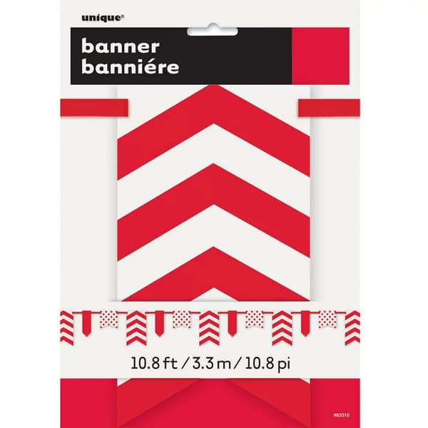 Unique Party Paper Polka Dot and Chevron Bunting