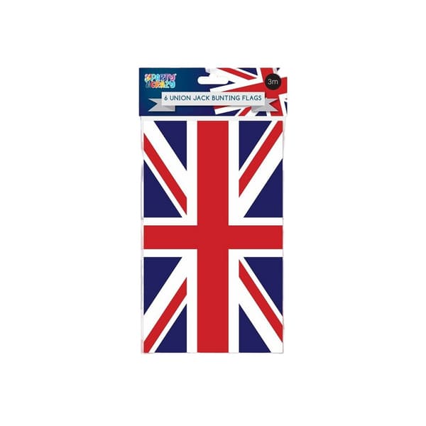 Tallon Party Crazy Union Jack Bunting Blue/Red/White One Size