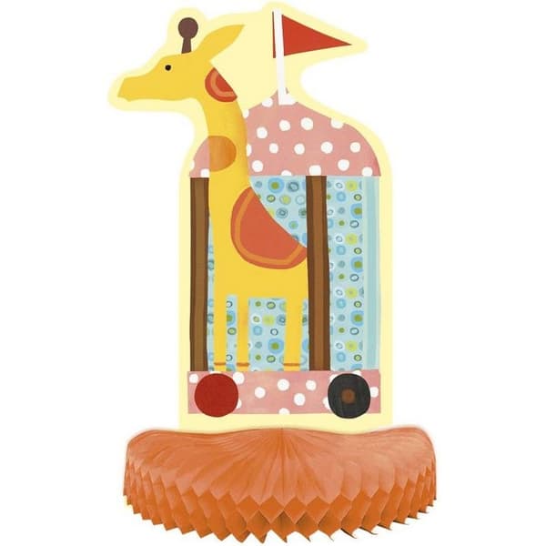 Unique Party Circus Animal Baby Shower Table Decoration (Pack of 3)