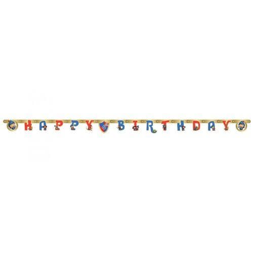 Mike The Knight Add An Age Letter 6th Birthday Banner Multicoloured One Size