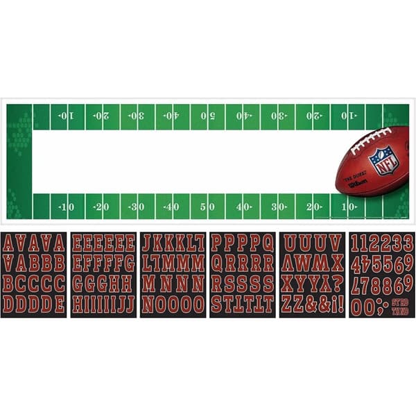 Amscan Banderoll för amerikansk fotboll Multicoloured One Size