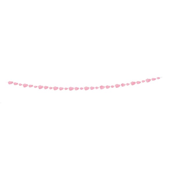 Unique Party Paper Booties Baby Shower Garland Pink 9ft