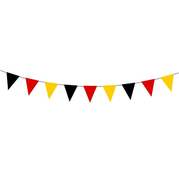 Amscan Flag Of Germany Bunting Black/Red/Gold One Size