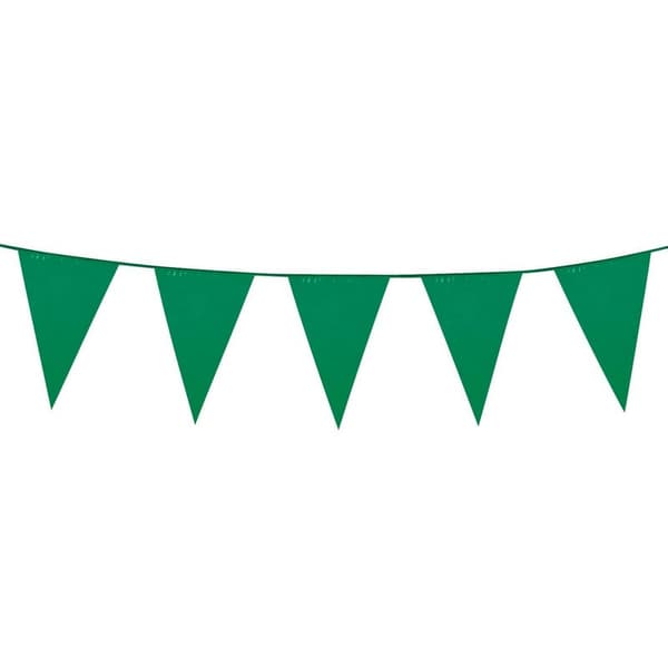 Boland Plain Bunting (Pack of 20) Green One Size