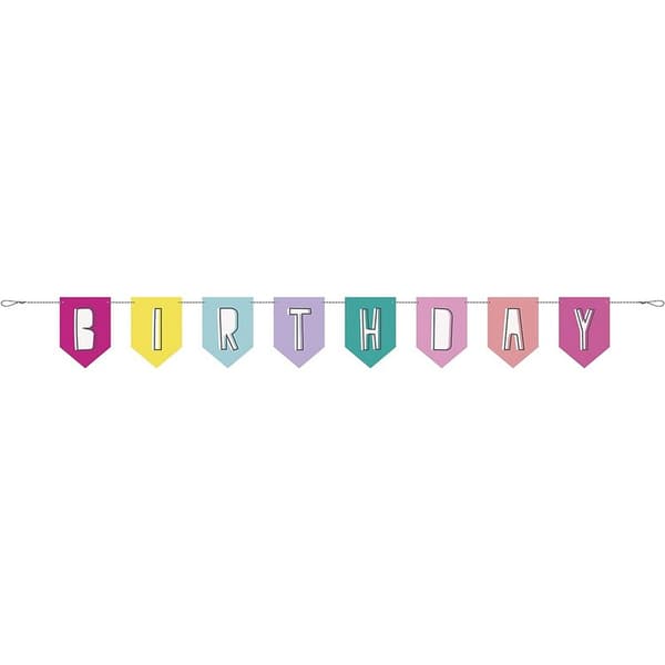 Unique Party Happy Birthday Banner Set
