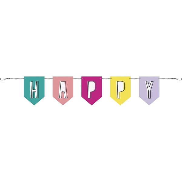Unique Party Happy Birthday Banner Set