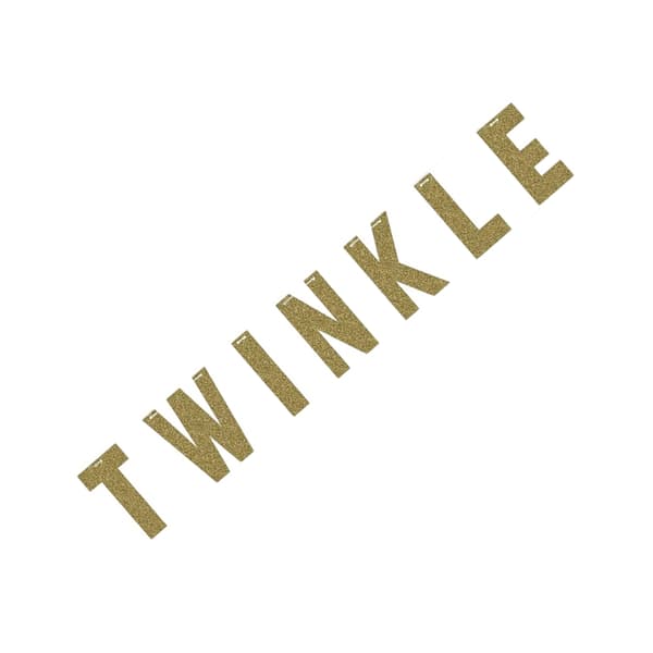 Creative Party Twinkle Little Star Paper Glitter Banner