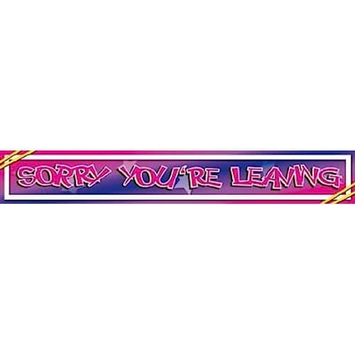 Amscan Ledsen att du ska flytta Folie Banner Pink/Blue/White One Size