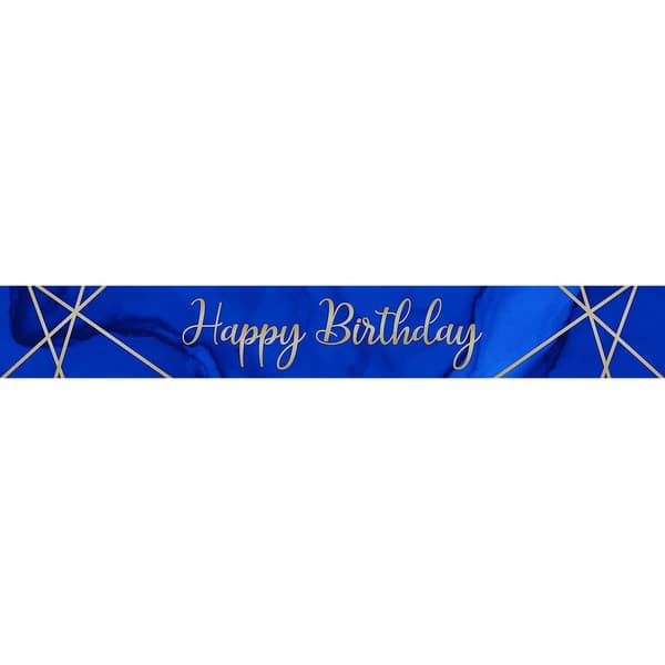 Creative Party Foil Happy Birthday Banner