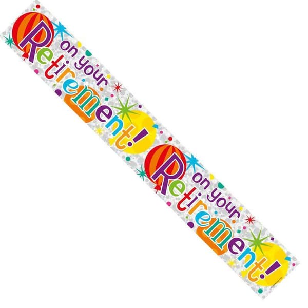 Apac On Your Retirement Banner Multicoloured One Size
