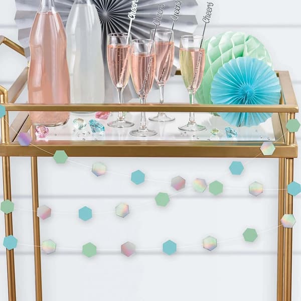 Amscan Iridescent Party Garland (Pack of 6) Multicoloured One Size