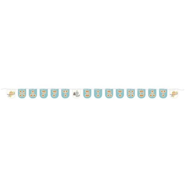 Creative Party Happi Woodland Ribbon Banner