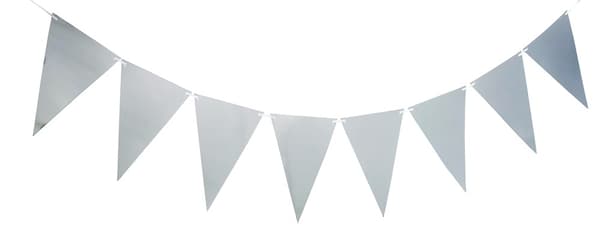 Triangle Banner Silver 3.6 m