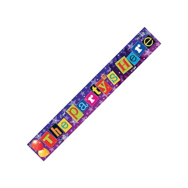 Simon Elvin The Party´s Here Banner