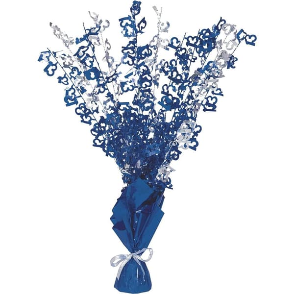 Unique Party Glitz 13th Birthday Balloon Weight Centrepiece Blue One Size