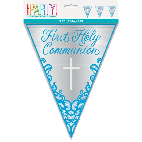 Unique Party Foil Communion Flag Banner