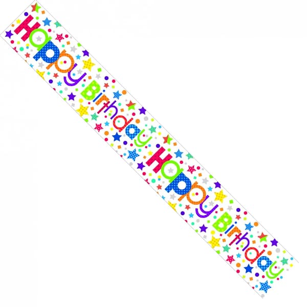 Apac Dotted Happy Birthday Banner