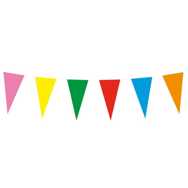 Boland Plastic Contrast Bunting Multicoloured One Size