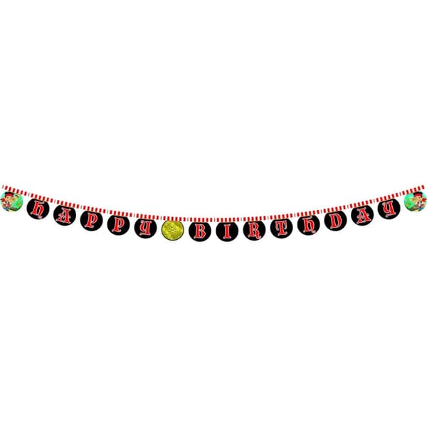 Jake And The Never Land Pirates Yo Ho Banner Black/Red One Size