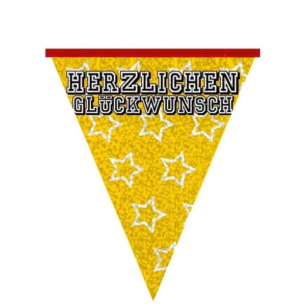 Holographic Congratulations Bunting