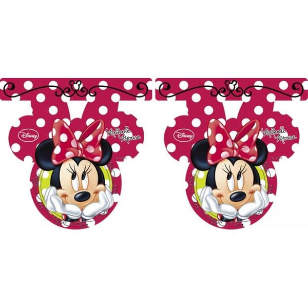 Disney Fashion Minnie Mouse Bunting Pink/White One Size