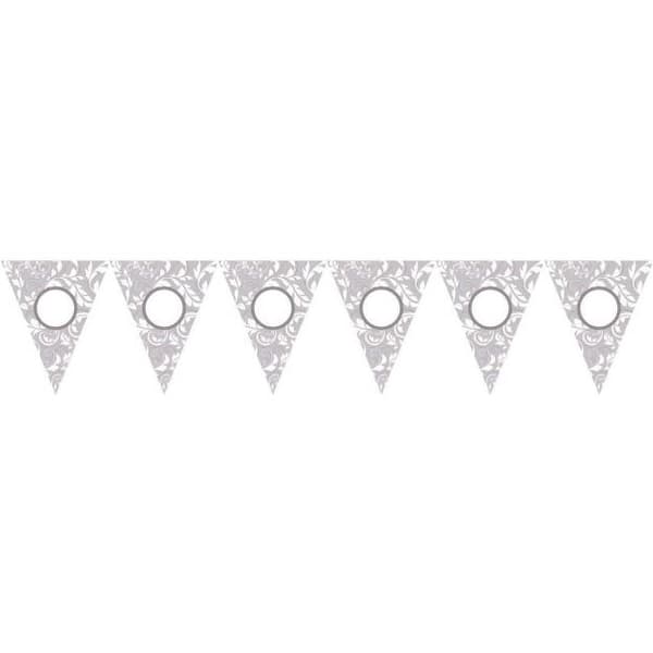 Amscan Customisable Bunting Silver One Size