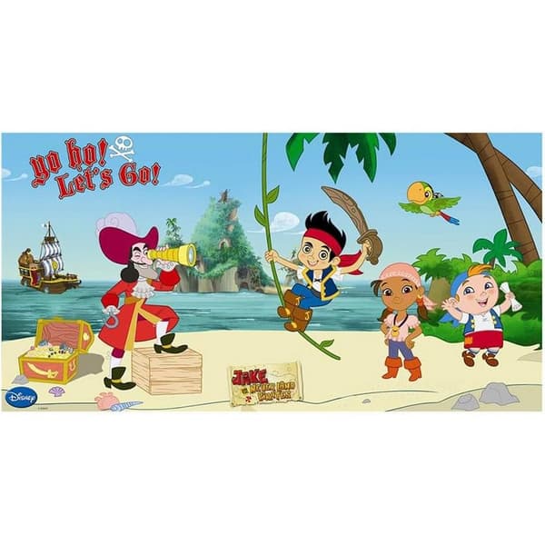 Jake And The Never Land Pirates Yo Ho Let´s Go! Wall Decoration Multicoloured One Size