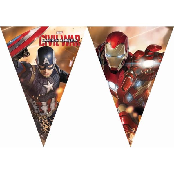 Captain America Civil War Bunting Multicoloured One Size