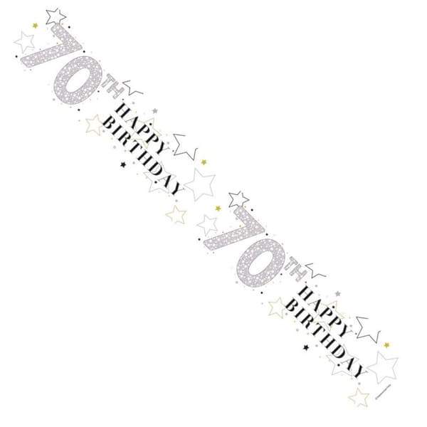 Apac Stars 70th Banner White/Silver One Size