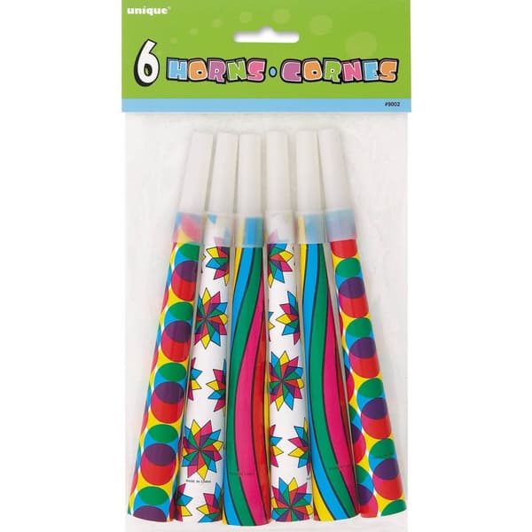 Fancy Noisemaker (Pack of 6) Multicoloured One Size