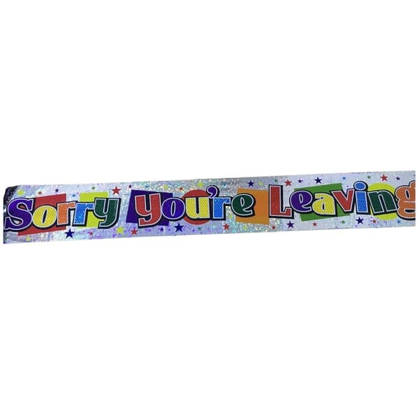 Simon Elvin Sorry You´re Leaving Banner Multicoloured One Size