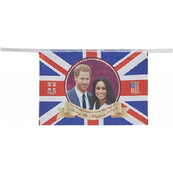 PMS Harry Meghan Union Jack Bunting