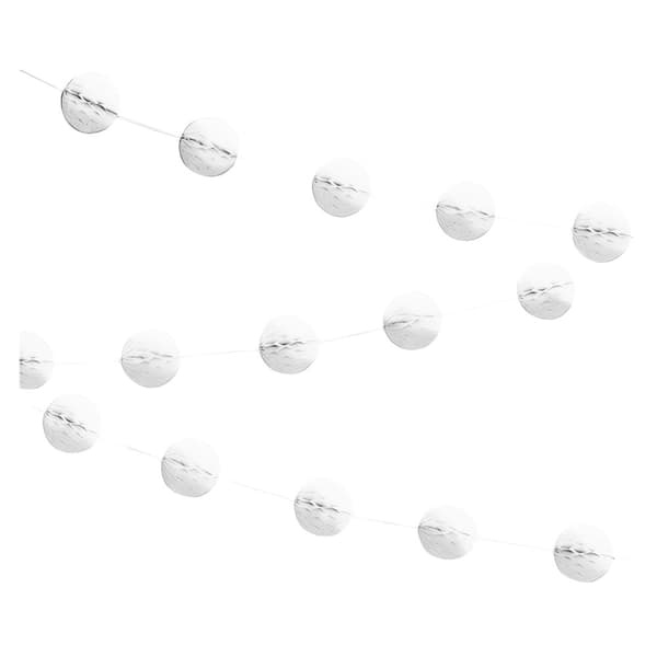 Unique Party Honeycomb Ball Guirlande White One Size