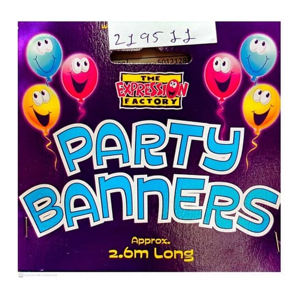 Expression Factory Great Party 1st Birthday Banner Multicoloured One Size