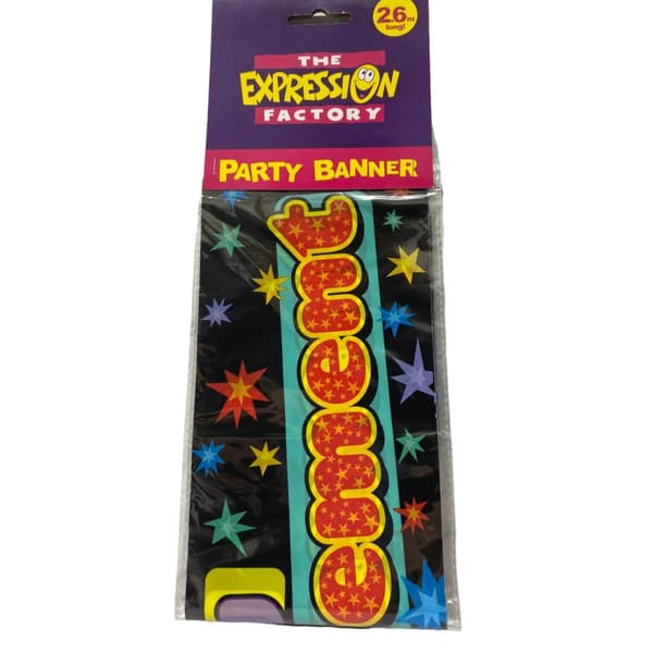 The Expressions Factory Foil Retirement Banner Multicoloured One Size