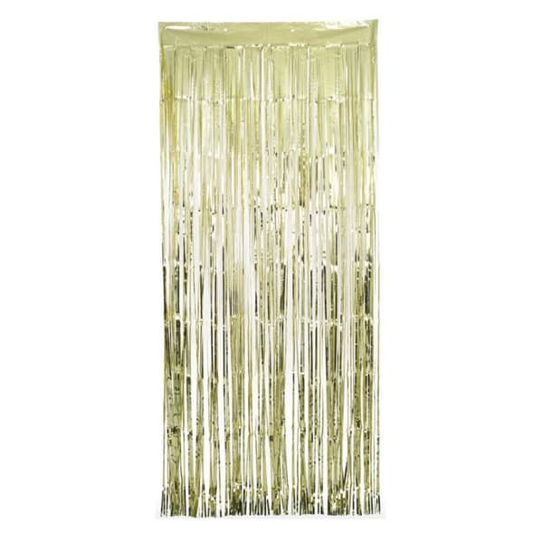 Oaktree Dörrgardin i folie Metallic Gold One Size