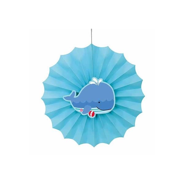 Unique Party Under The Sea Paper Party Decoration White/Blue One Size