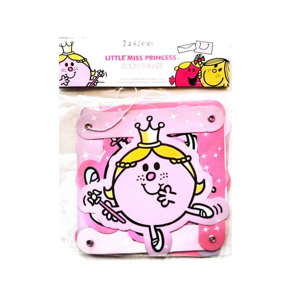 Little Miss Little Miss Princess Banner Pink One Size